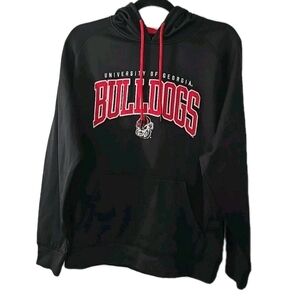 Champion University of Georgia Bulldogs  Hooded Pullover Sweatshirt Size Medium‎
